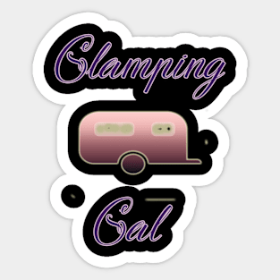 Glamping Gal Sticker